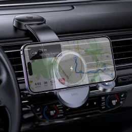 Автотримач з бездротовим ЗП Hoco HW28 2в1 на плоску поверхню