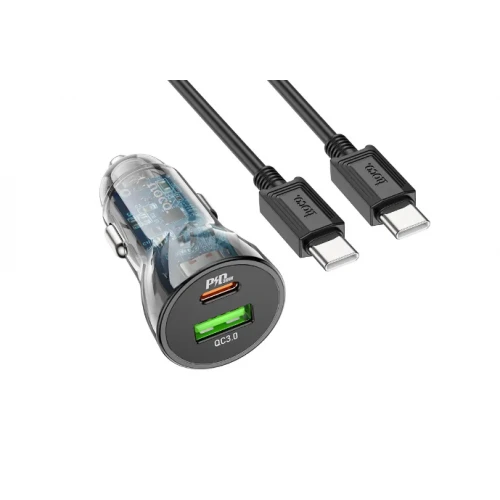 АЗП Hoco Z47A Type-C to Type-C USB + USB-C PD/QC 30W 3A