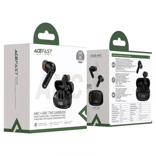 Бездротові навушники TWS Acefast W1 active noise cancelling