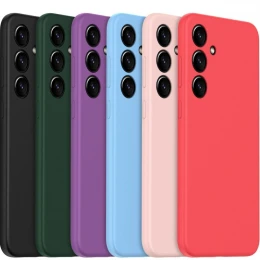 Чохол COVER SILK CH for Samsung S24 FE із захистом камери
