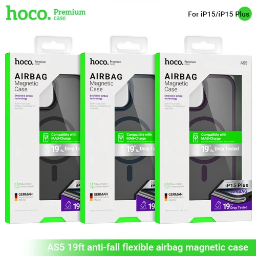 Чохол Hoco AS5 Airbag for Apple iPhone 15 | iPhone 16 with MagSafe