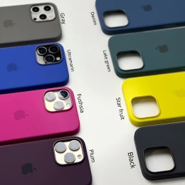 Чохол Silicone Case 1:1 for Apple for iPhone 16 Pro Max with MagSafe animation з кнопкою