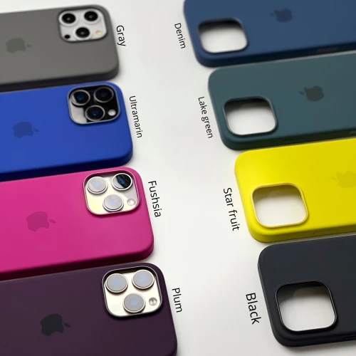 Чохол Silicone Case 1:1 for Apple for iPhone 16 with MagSafe animation з кнопкою