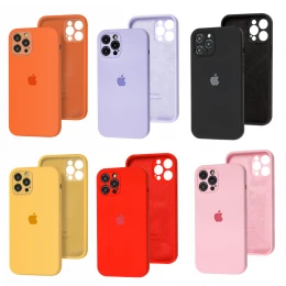 Чохол Silicone Case Full High Copy for Apple iPhone 12 Pro Max захист камери