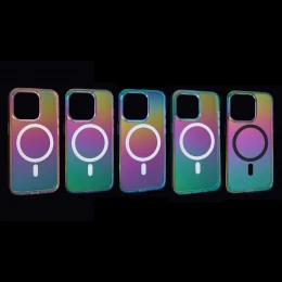 Чохол TPU Glass Gradient Case for Apple iPhone 13 Pro Max with MagSafe