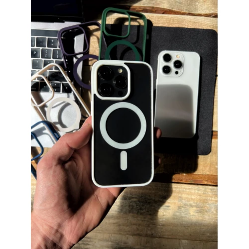 Чохол TPU Clear Color Acryl Case for Apple  iPhone 14 Pro with MagSafe