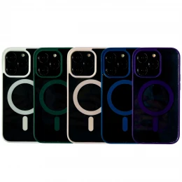 Чохол TPU Clear Color Acryl Case for Apple for iPhone 14 with MagSafe