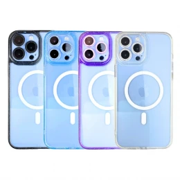 Чохол TPU Diamond for Apple for iPhone 13 with MagSafe захист камери