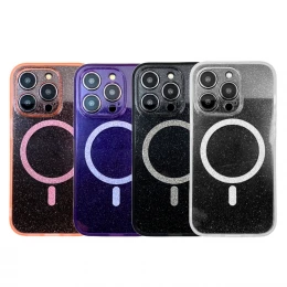Чохол TPU Sequins Case for Apple  iPhone 14 Pro with MagSafe захист камери