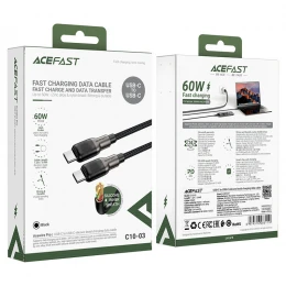 Кабель Acefast C10-03 60W Type-C to Type-C 1.2m