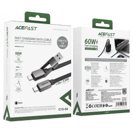 Кабель Acefast C13-04 60W 3A USB | Type-C to Type-C 1,2m
