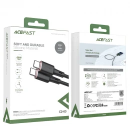 Кабель Acefast C2-03 60W 3A Type-C to Type-C 1.2m