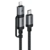 Кабель Acefast C20-01 30W Type-C to Type-C | Lightning 1.2m