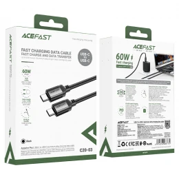 Кабель Acefast C20-03 60W Type-C to Type-C 1.2m