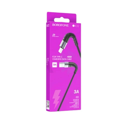 Кабель Borofone BX32 Munificent 3A USB to Type-C 1m