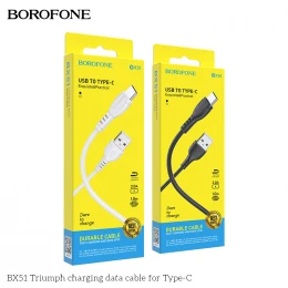 Кабель Borofone BX51 Triumph USB to Type-C 1m