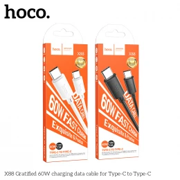 Кабель Hoco X88 PD 60W Type-C to Type-C 1m