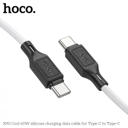 Кабель Hoco X90 Silicone 3A USB to Type-C 1m