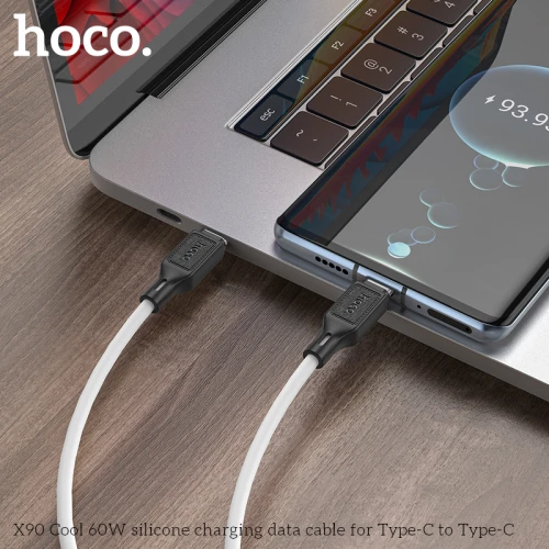 Кабель Hoco X90 Silicone 3A USB to Type-C 1m