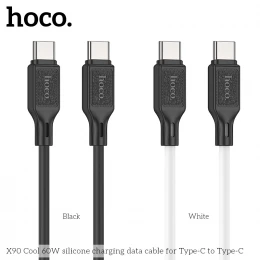 Кабель Hoco X90 Silicone 60W Type-C to Type-C 1m