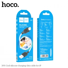Кабель Hoco X90 Silicone USB to Lightning 1m