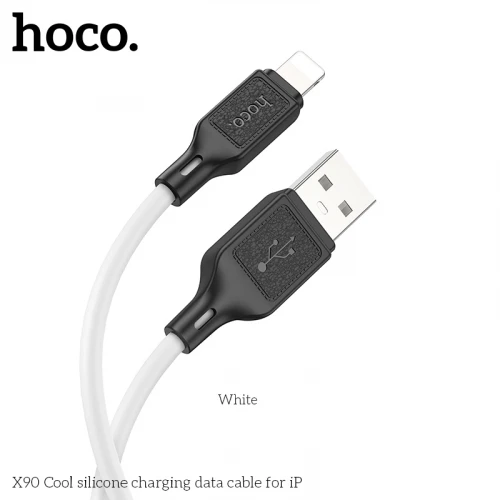 Кабель Hoco X90 Silicone USB to Lightning 1m