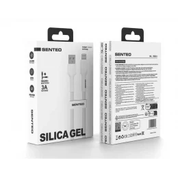Кабель SENTEO SL-03 Silica Gel 3A USB to Lightning 1m