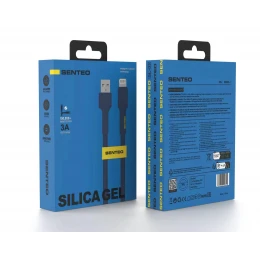 Кабель SENTEO SL-03 Silica Gel 3A USB to Lightning 1m