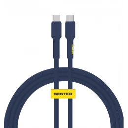 Кабель SENTEO SL-03 Silica Gel 60W Type-C to Type-C 1m