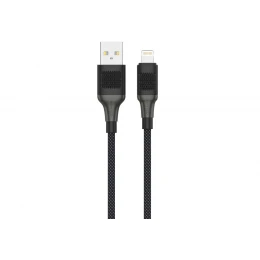 Кабель SENTEO SM-05 Onyx series 2.4A USB to Lightning 1m