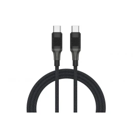 Кабель SENTEO SM-05 Onyx series 60W Type-C to Type-C 1m