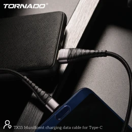 Кабель Tornado TX15 PD 60W Type-C to Type-C