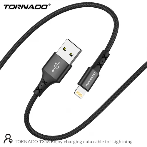Кабель Tornado TX16 USB to Lightning 1m