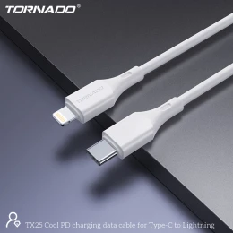 Кабель Tornado TX25 PD 20W 3A Type-C to Lightning 1m