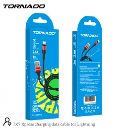 Кабель Tornado TX7 USB to Lightning 1m