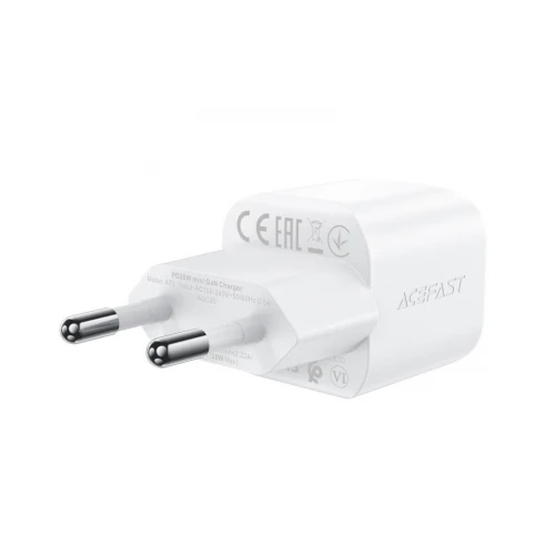 МЗП 1Port Acefast A73 mini USB-C GaN PD 20W Type-C to Type-C