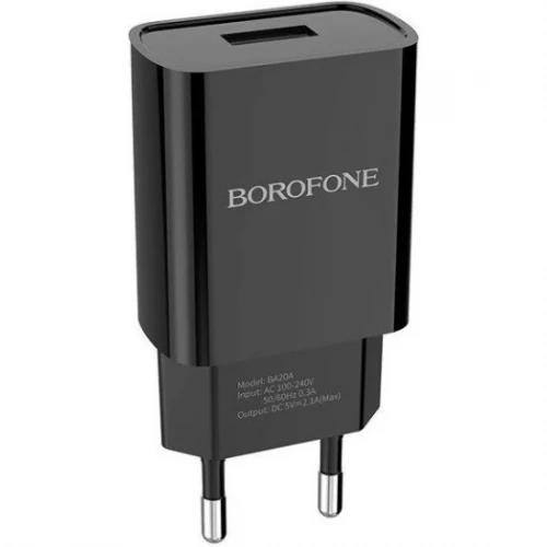МЗП 1Port Borofone BA20A Sharp USB 2.1A