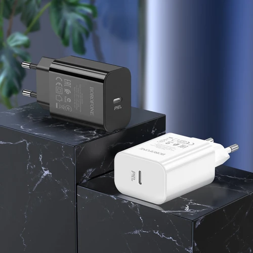 МЗП 1Port Borofone BA65A USB-C PD 20W Type-C to Type-C Single port