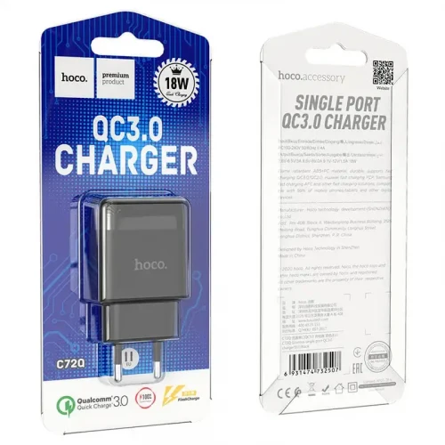 МЗП 1Port Hoco C72Q Glorious USB QC3.0 USB to Micro