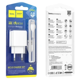 МЗП 1Port Hoco C98A Proton USB QC 3.0 USB to Type-C