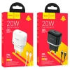 МЗП 1Port Hoco N24 USB-C PD 20W Type-C to Type-C