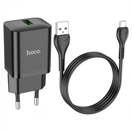 МЗП 1Port Hoco N26 USB QC3.0 USB to Type-C