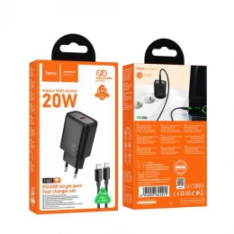 МЗП 1Port Hoco N60 Gentle USB-C PD 20W Type-C to Type-C