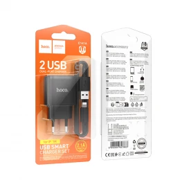 МЗП 2Port Hoco C141A USB 2.4A USB to Lightning