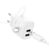 МЗП 2Port Hoco C141A USB 2.4A USB to Lightning