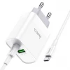 МЗП 2Port Hoco C80A USB+USB-C QC 3.0 PD 20W Type-C to Type-C