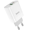 МЗП 2Port Hoco C80A USB+USB-C QC 3.0 PD 20W