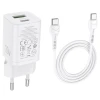 МЗП 2Port Hoco N13 USB+USB-C 3A PD/QC3.0 30W Type-C to Type-C