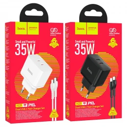 МЗП 2Port Hoco N29 2USB-C 3A 35W Type-C to Type-C