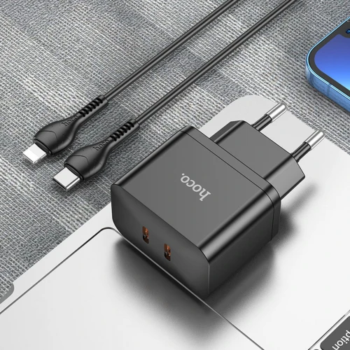 МЗП 2Port Hoco N29 2USB-C PD 35W Type-C to Lightning